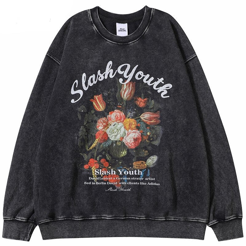 "Youth In Revolt" Graphic Unisex Streetwear Vintage Women Men Y2K Sweatshirt