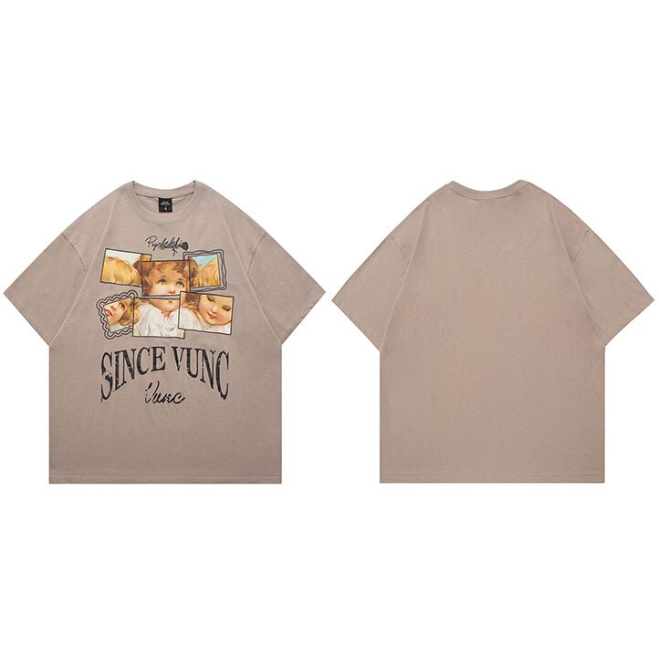 "Way Back When" Graphic Unisex Streetwear Vintage Women Men Y2K T-Shirt