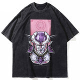 "Metal Mask" Graphic Unisex Streetwear Vintage Women Men Y2K T-Shirt