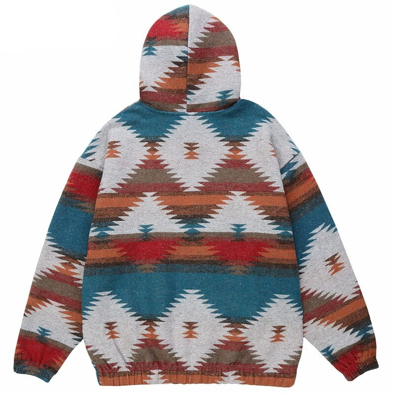 "National Boarder" Graphic Unisex Streetwear Vintage Women Men Y2K Hoodie