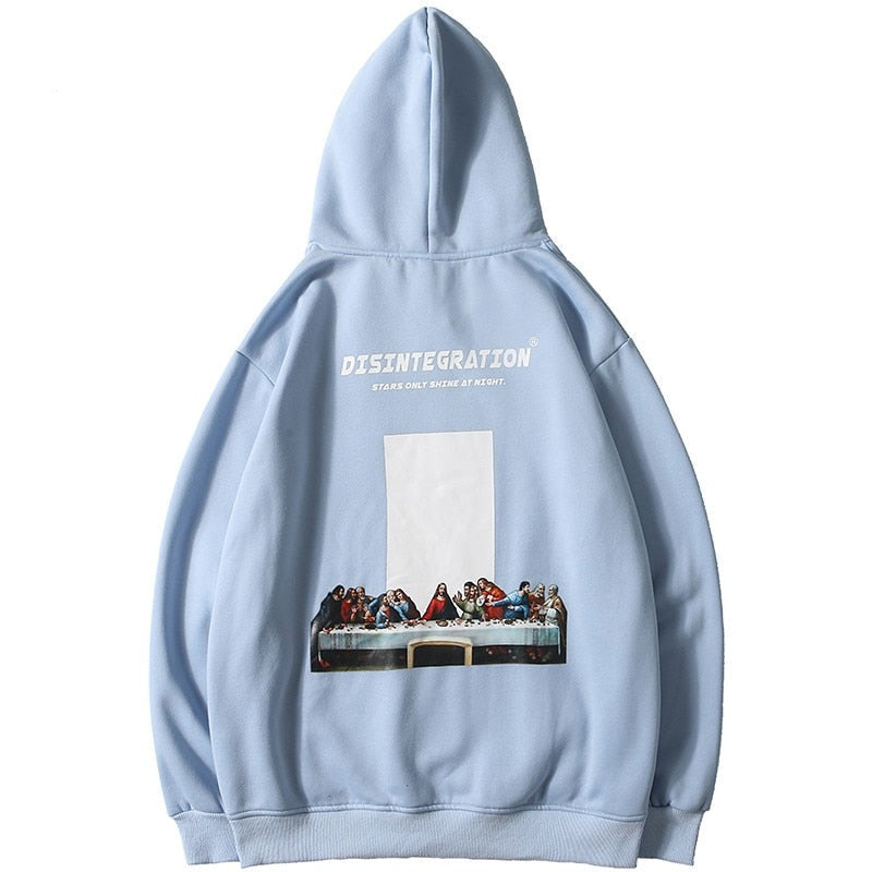 "The Last Supper" Graphic Unisex Streetwear Vintage Women Men Y2K Hoodie