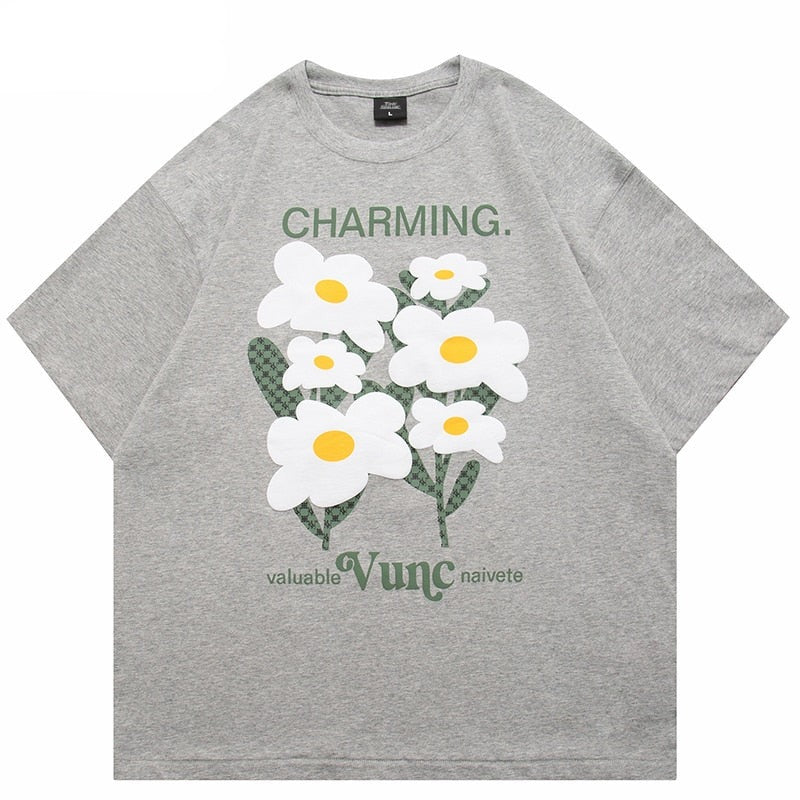"Charming" Unisex Men Women Streetwear Graphic T-Shirt