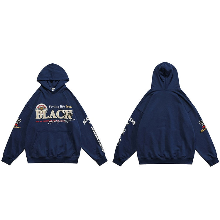 "Free Falling" Graphic Unisex Streetwear Women Men Y2K Hoodie