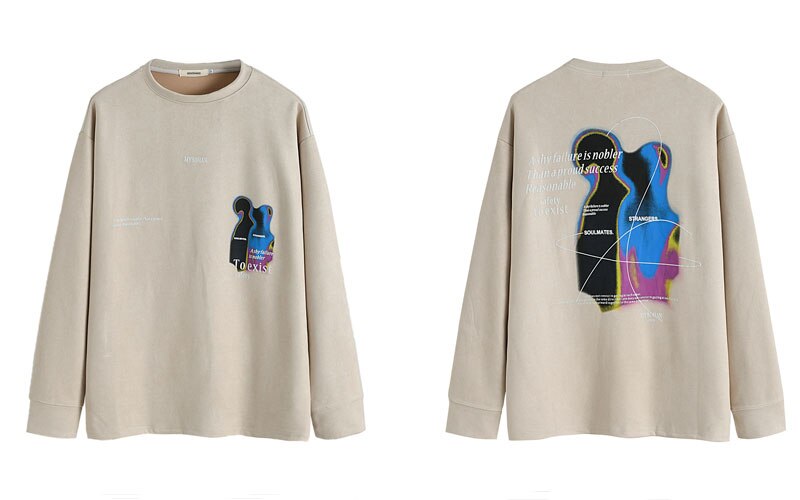 "Proud Success" Graphic Unisex Streetwear Vintage Women Men Y2K Sweatshirt