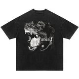 "Cursed" Unisex Men Women Streetwear Graphic T-Shirt