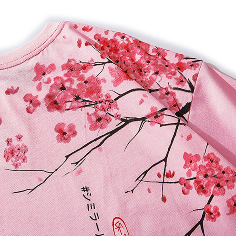 "Pink Tree" Graphic Unisex Streetwear Vintage Women Men Y2K T-Shirt