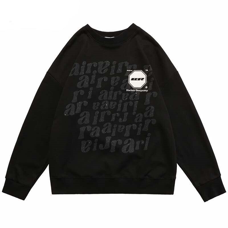 "Up In The Air" Graphic Unisex Streetwear Vintage Women Men Y2K Sweatshirt