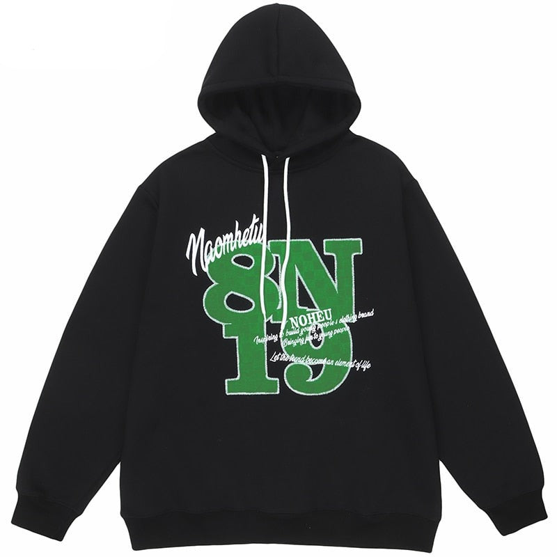 "Player 89" Graphic Unisex Streetwear Vintage Women Men Y2K Hoodie