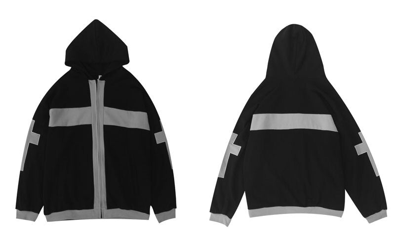 "Dark Cross" Unisex Men Women Streetwear Graphic Hoodie