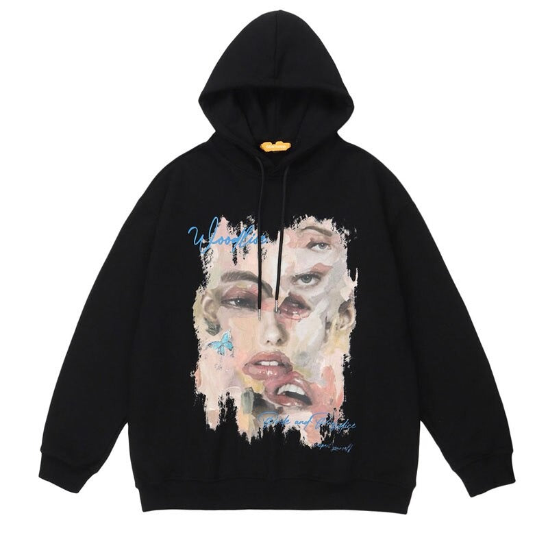 "Mixed Tape" Graphic Unisex Streetwear Vintage Women Men Y2K Hoodie
