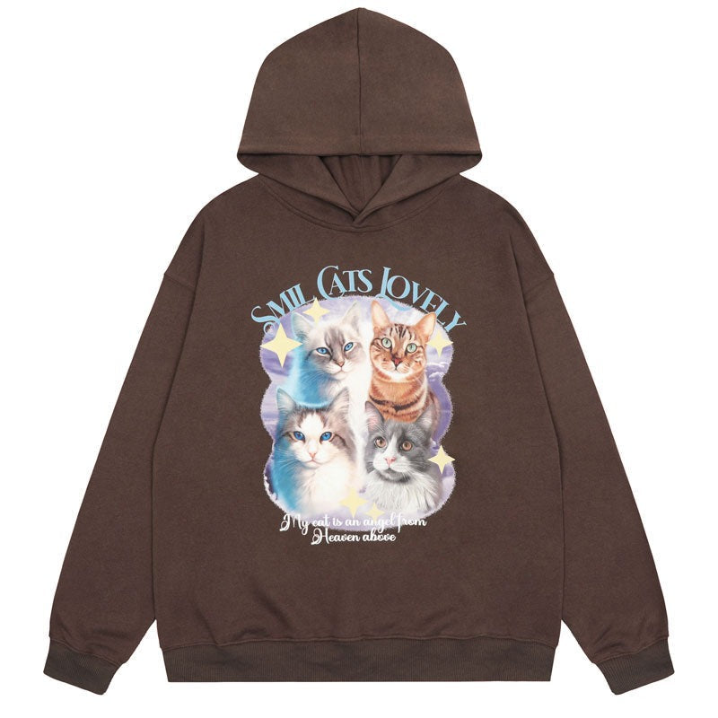 "No Loyalty" Graphic Unisex Streetwear Vintage Women Men Y2K Hoodie