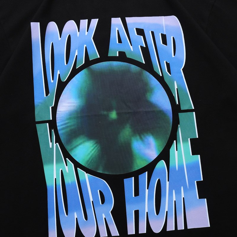 "Look At Your House" Graphic Unisex Streetwear Vintage Women Men Y2K T-Shirt