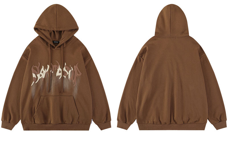 "Born With Horns" Unisex Men Women Streetwear Graphic Hoodie