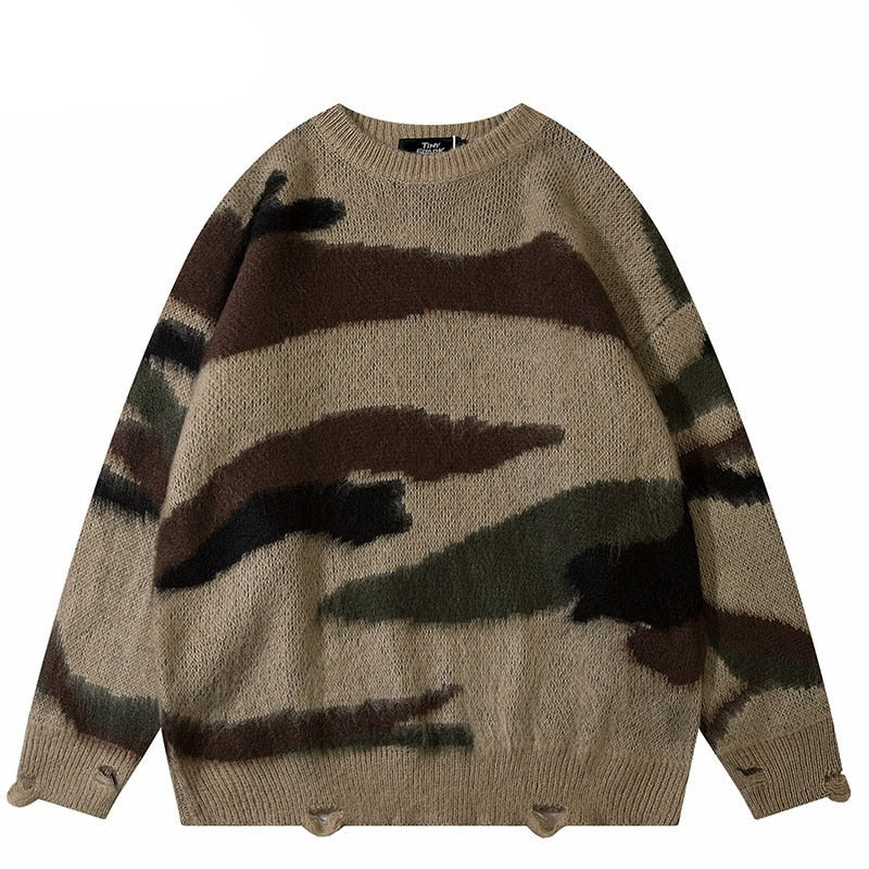 "Cold Forrest" Unisex Men Women Streetwear Graphic Sweater