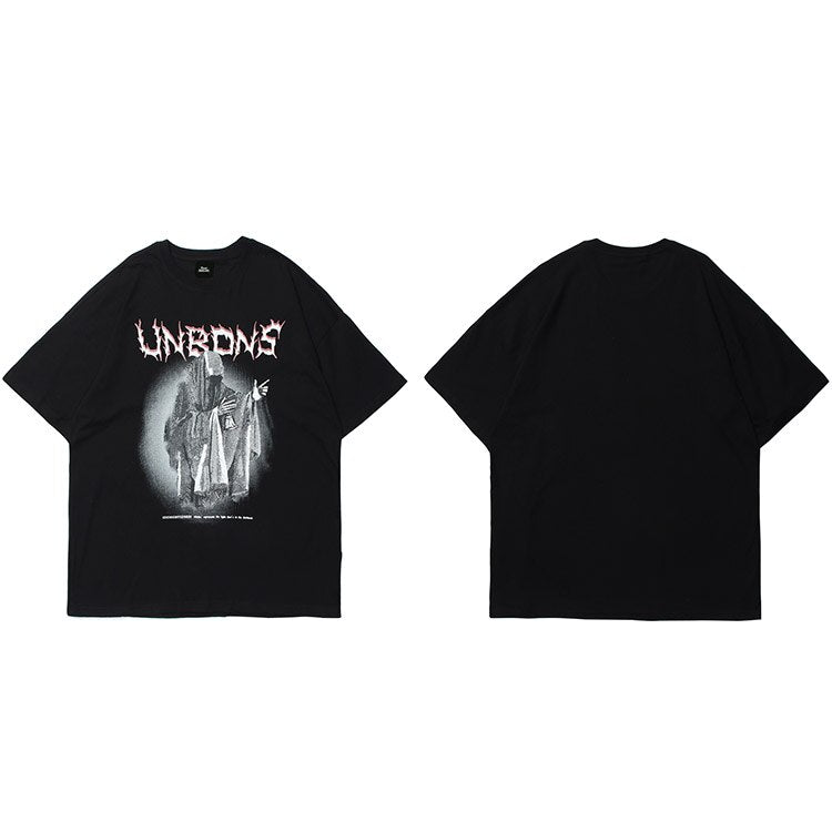 "Forbidden" Graphic Unisex Streetwear Women Men Y2K T-Shirt