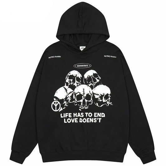"End Of The Road" Unisex Men Women Streetwear Graphic Hoodie