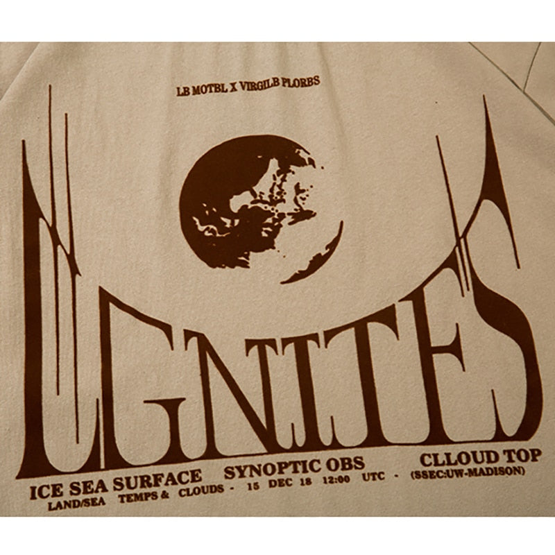 "Light The Flame" Graphic Unisex Streetwear Vintage Women Men Y2K T-Shirt