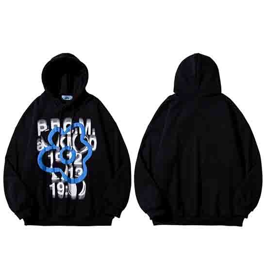 "Blurry Vision" Unisex Men Women Streetwear Graphic Hoodie