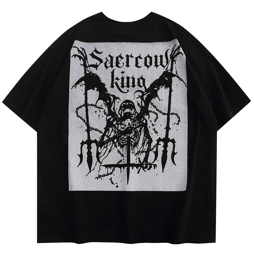 "Diablo King" Unisex Men Women Streetwear Graphic T-Shirt