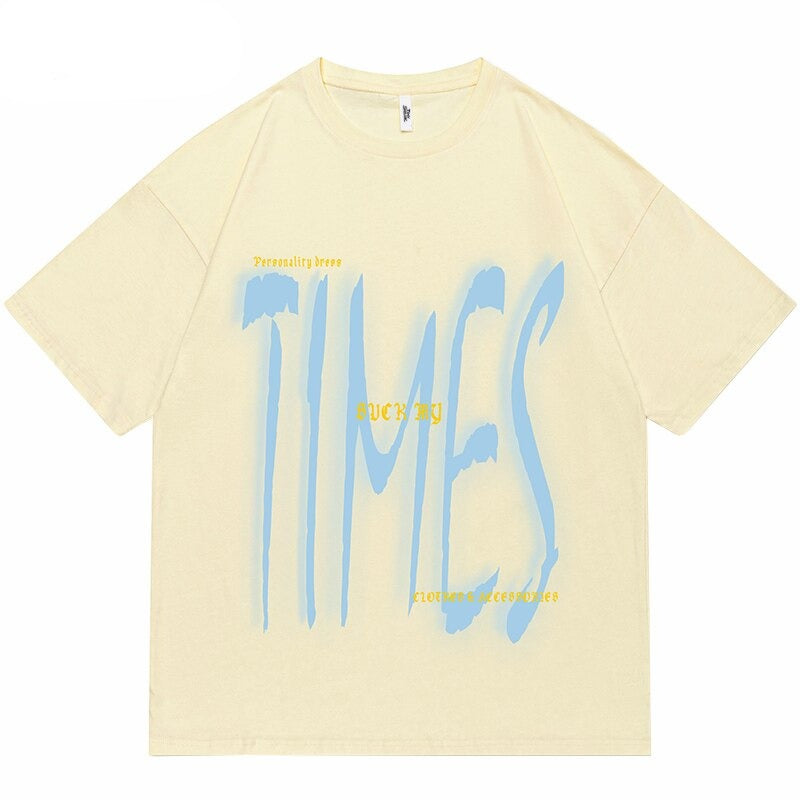 "Good Times" Graphic Unisex Streetwear Women Men Y2K T-Shirt