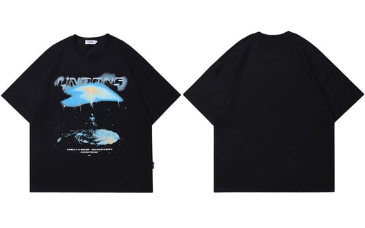 "Unruly Soul" Graphic Unisex Streetwear Vintage Women Men Y2K T-Shirt