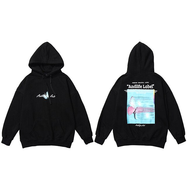 "More Than Life" Graphic Unisex Streetwear Vintage Women Men Y2K Hoodie