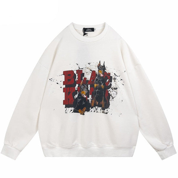 "Blood Hound" Unisex Men Women Streetwear Graphic Sweatshirt