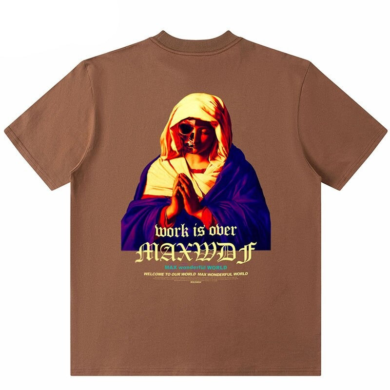 "Hard Times" Graphic Unisex Streetwear Women Men Y2K T-Shirt