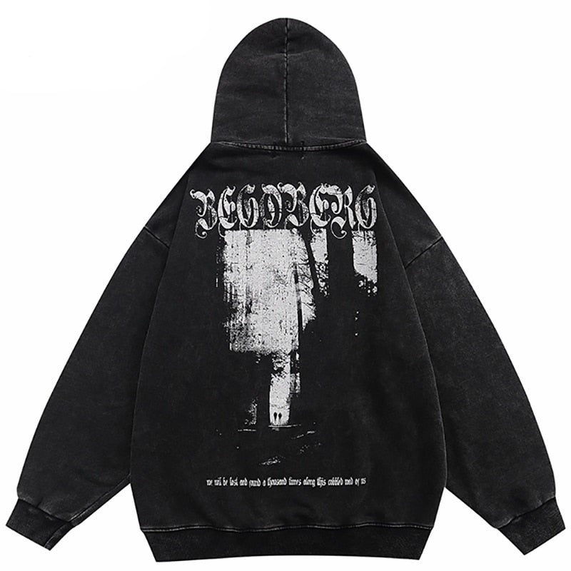 "City Streets" Unisex Men Women Streetwear Graphic Hoodie