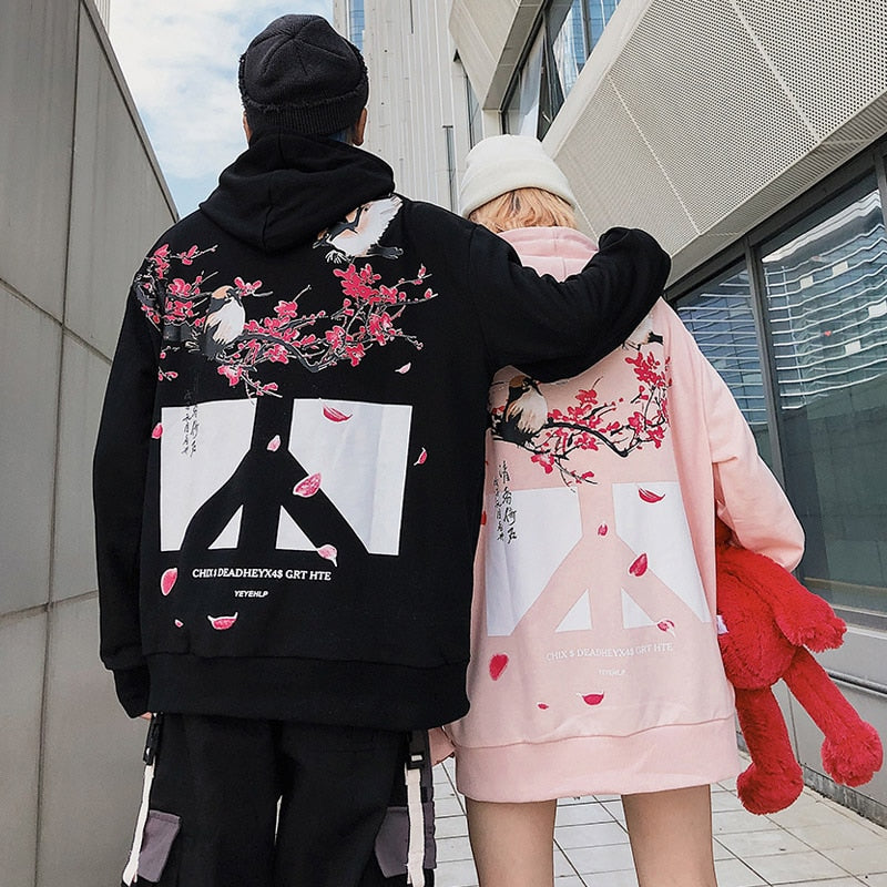 "Fly Back" Unisex Men Women Streetwear Graphic Hoodie
