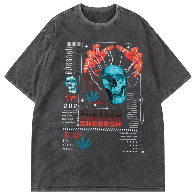 "Sheesh" Graphic Unisex Streetwear Vintage Women Men Y2K T-Shirt