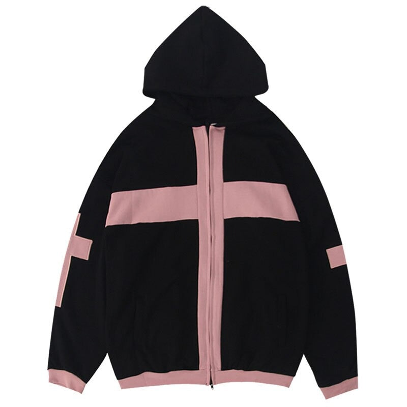"Dark Cross" Unisex Men Women Streetwear Graphic Hoodie