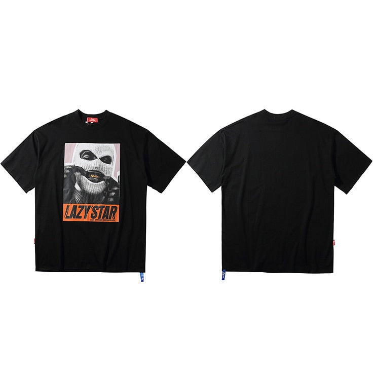 "Fuzzy Star" Graphic Unisex Streetwear Vintage Women Men Y2K T-Shirt