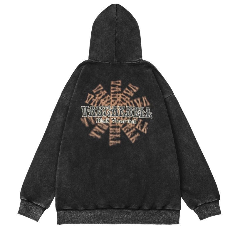 "Caught Up" Graphic Unisex Streetwear Vintage Women Men Y2K Hoodie