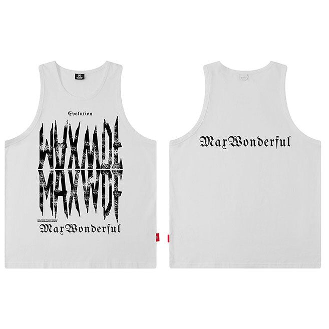 "Made Fine" Graphic Unisex Streetwear Vintage Women Men Y2K Tank Top