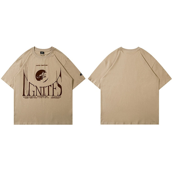 "Light The Flame" Graphic Unisex Streetwear Vintage Women Men Y2K T-Shirt