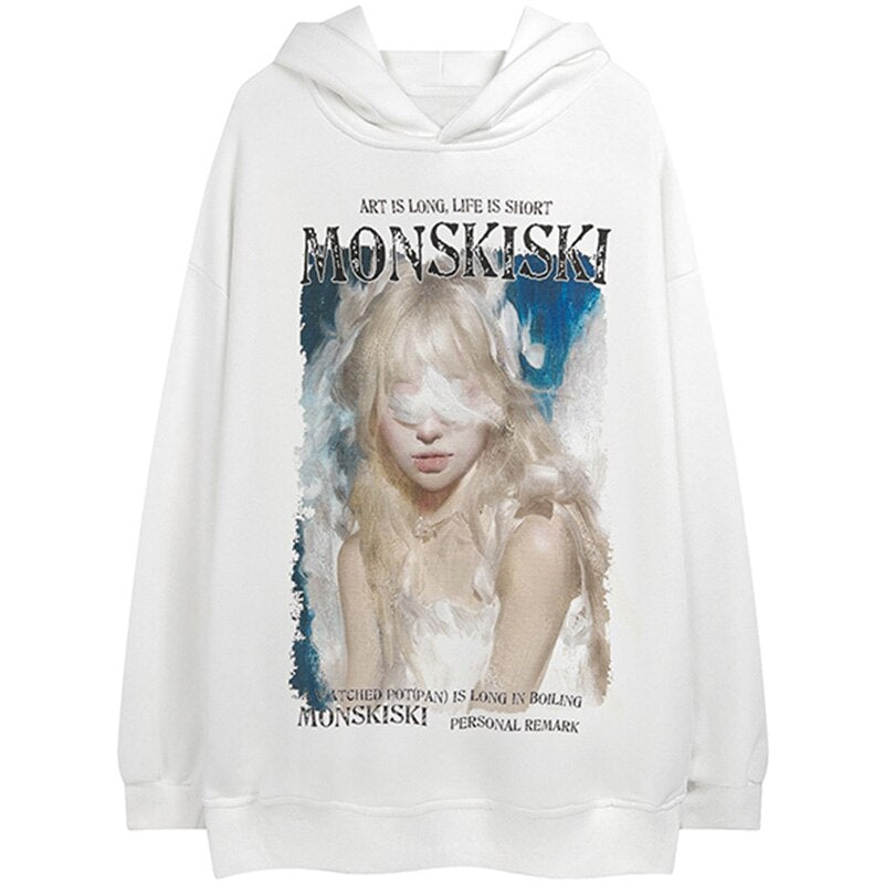 "Broken Inside" Unisex Men Women Streetwear Graphic Hoodie