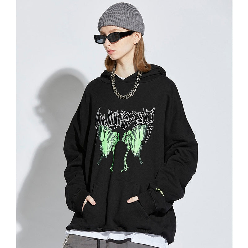 "Dance All Night" Unisex Men Women Streetwear Graphic Hoodie