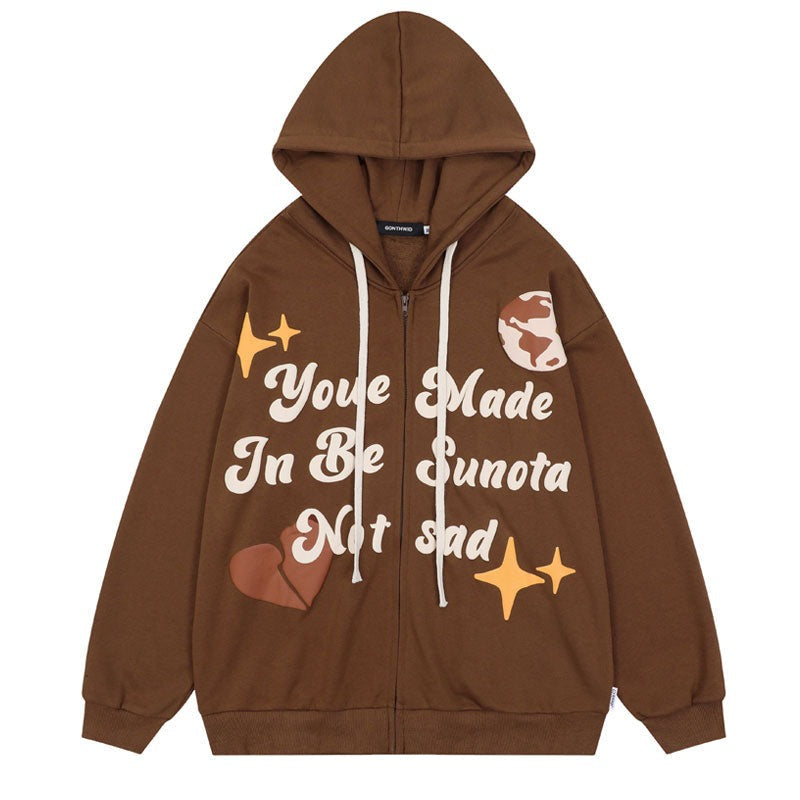 "Don't Be Sad" Unisex Men Women Streetwear Graphic Hoodie