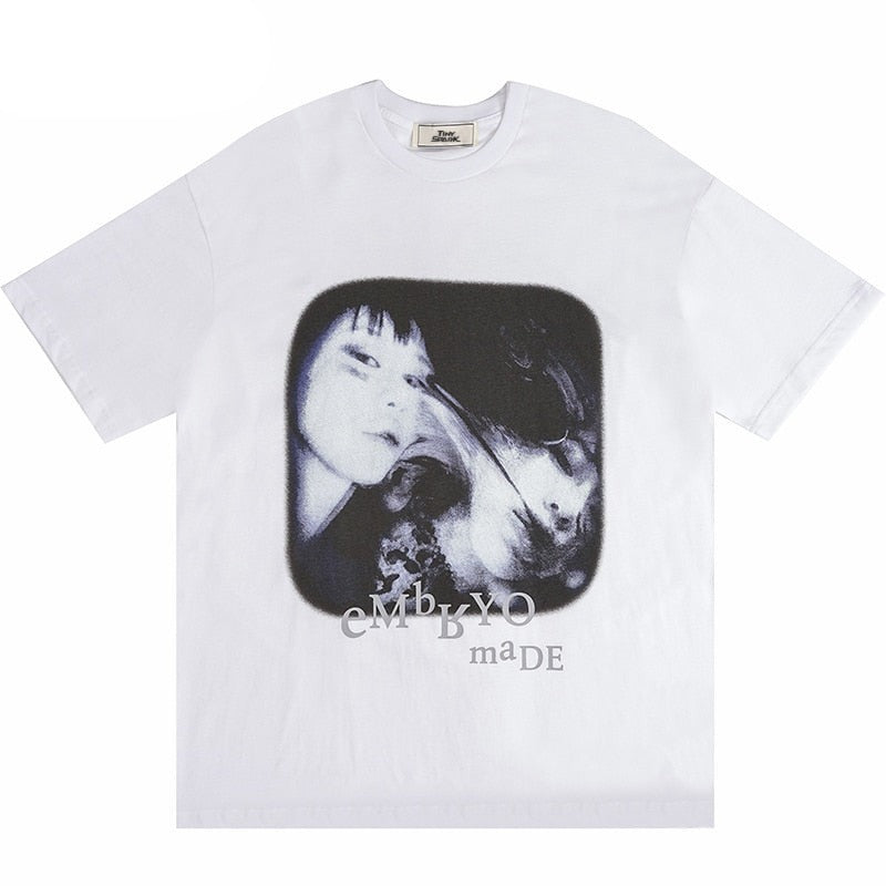 "Mind Control" Graphic Unisex Streetwear Vintage Women Men Y2K T-Shirt