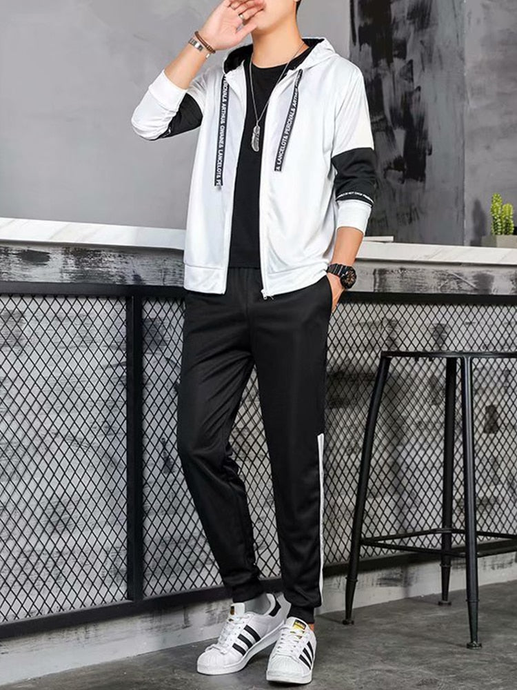 "Slick Set" Graphic Unisex Streetwear Vintage Women Men Y2K Track Suit Collection