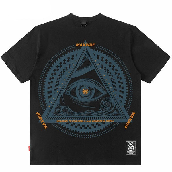 "Secret Eye" Graphic Unisex Streetwear Vintage Women Men Y2K T-Shirt