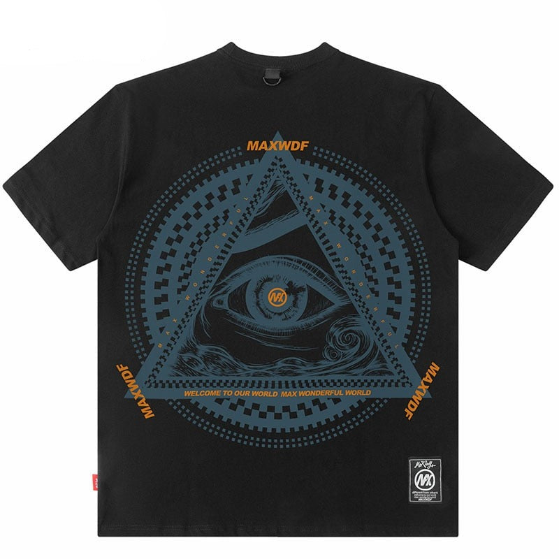 "Secret Eye" Graphic Unisex Streetwear Vintage Women Men Y2K T-Shirt