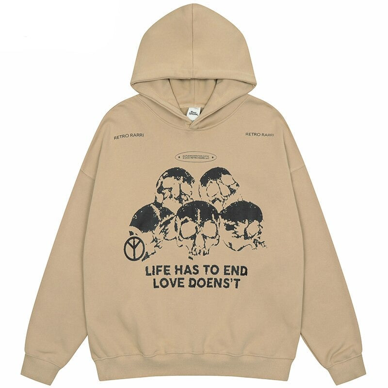 "End Of The Road" Unisex Men Women Streetwear Graphic Hoodie