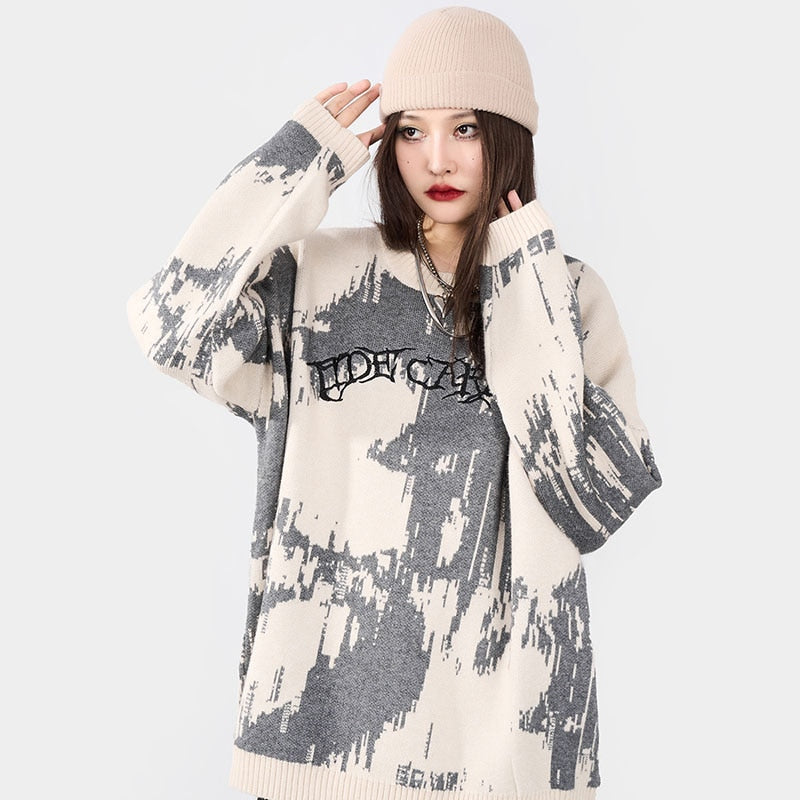 "On The Street" Graphic Unisex Streetwear Vintage Women Men Y2K Sweater
