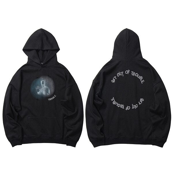 "Caught In The Mist" Unisex Men Women Streetwear Graphic Hoodie