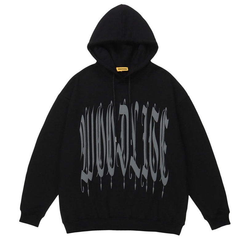 "Blurred Vision" Unisex Men Women Streetwear Graphic Hoodie