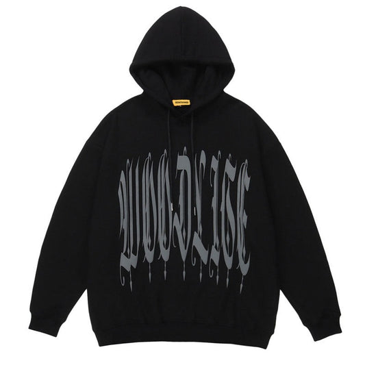 "Blurred Vision" Unisex Men Women Streetwear Graphic Hoodie