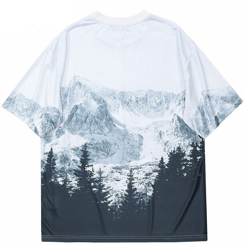 "Mountain Climb" Graphic Unisex Streetwear Vintage Women Men Y2K T-Shirt