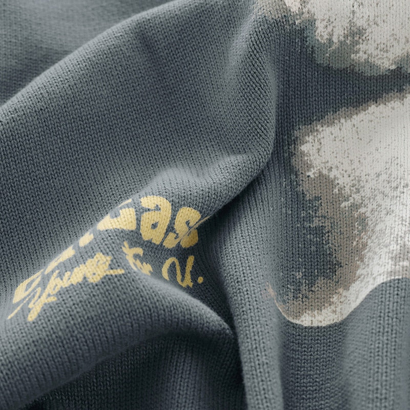 "Fading Slowy" Unisex Men Women Streetwear Graphic Sweatshirt